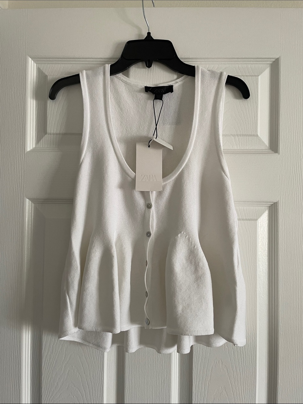 Zara Tulip Hem Knit top
